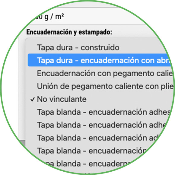 Establece diferentes finalizados para proyectos PDF