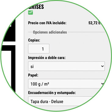 Elige diferentes parámetros 